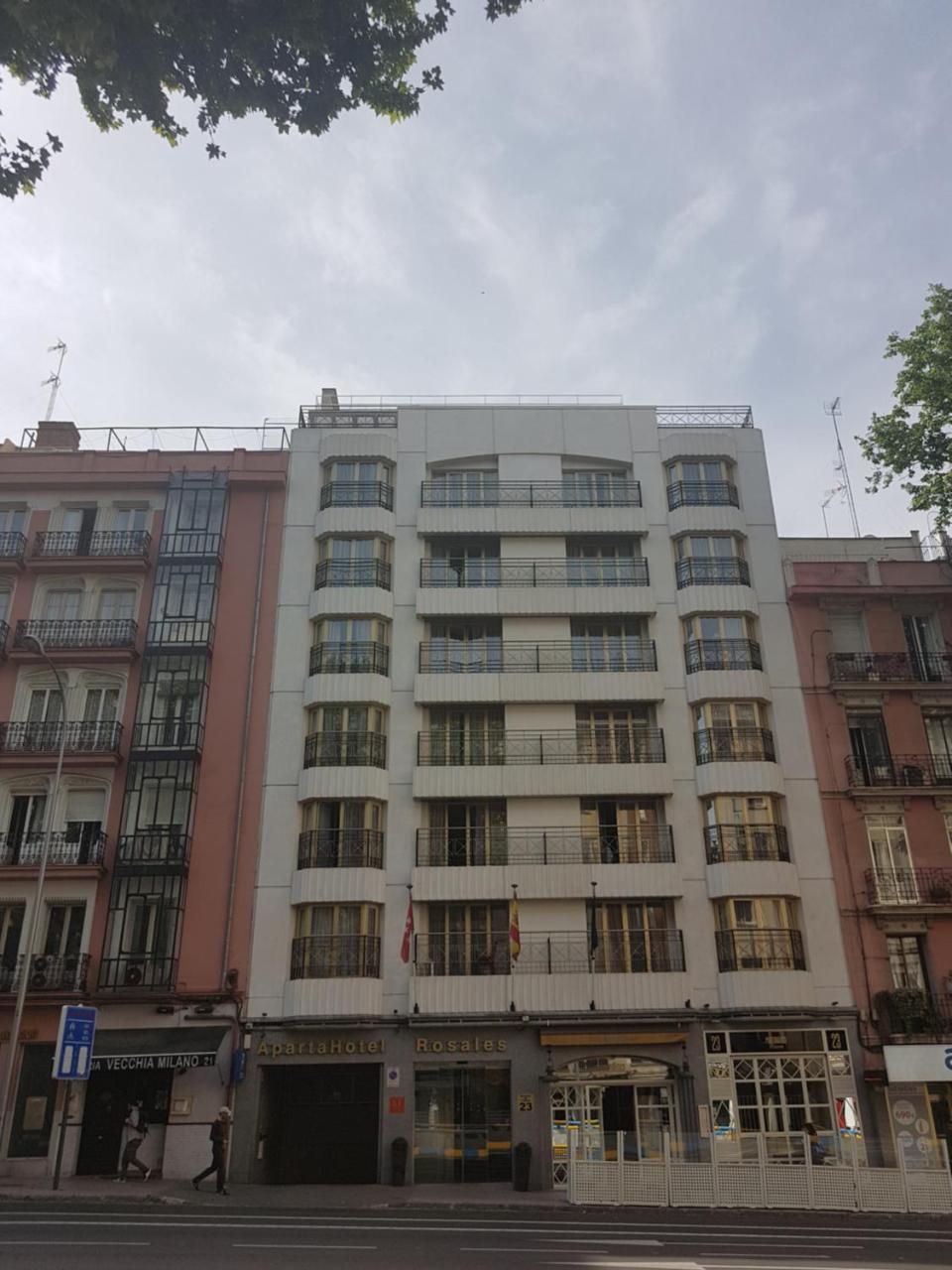 Aparto-Hotel Rosales Madrid Exterior foto